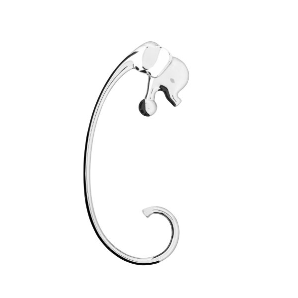 Alessi Jumbo Purse Hook Aleesi FGO05 Jumbo Purse Hook, Silver