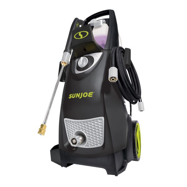 Sun Joe Electric Pressure Power Washer, 2030 PSI, 1.2 GPM, Dual Soap Tanks, SPX3000, Black