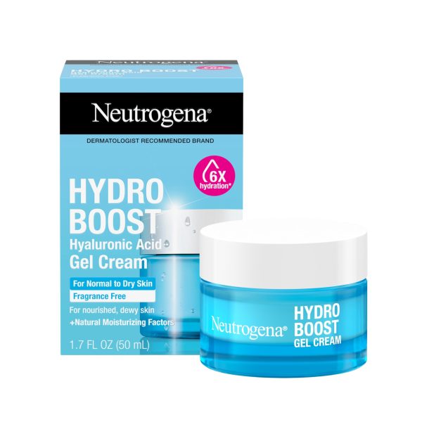 Neutrogena Hydro Boost Skincare Set, Hydro Boost Fragrance Free Gel Cream Face Moisturizer, 1.7 oz, & Trial Size Hydro Boost Fragrance Free Hydrating Gel Facial Cleanser, 0.5 fl. oz, 2 Pack Bundle