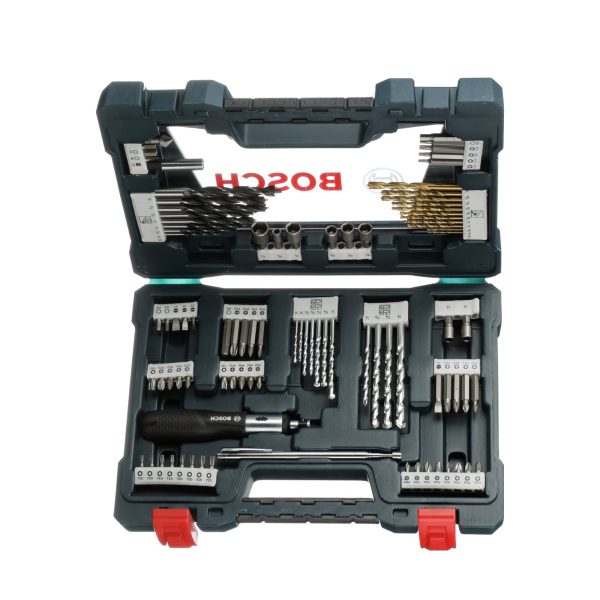 BOSCH MS4091 91-Piece Drilling and Driving Mixed Set with Included Case for Applications in Wood, Metal, Masonry - Image 2