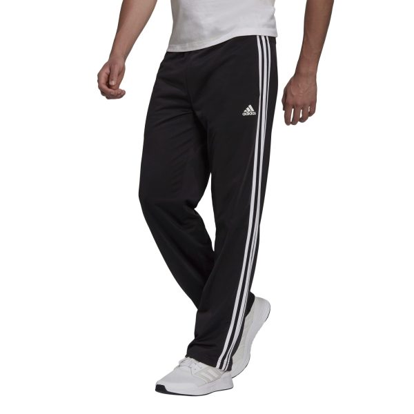 adidas Men's Essentials Warm-Up Open Hem 3-Stripes Tracksuit Pants