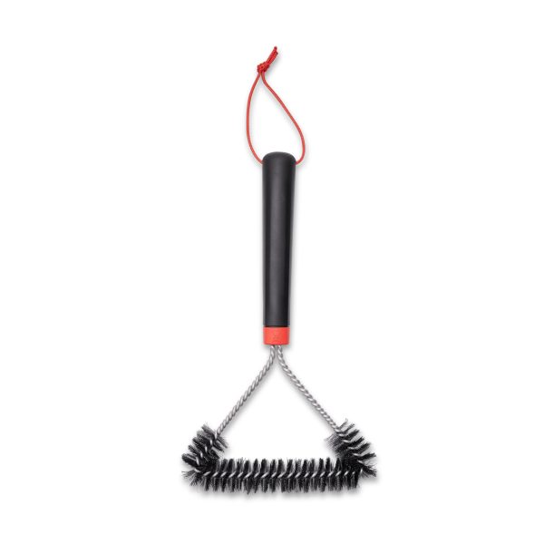 12" Three-Sided Grill Brush - Image 2