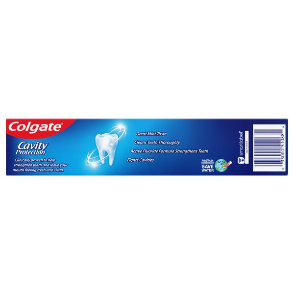 Colgate Cavity Protection Regular Fluoride Toothpaste, White, 6 oz - Image 2