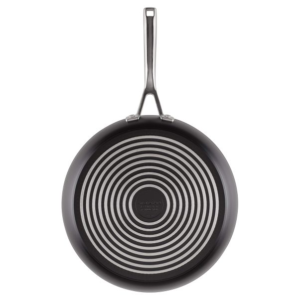 KitchenAid Hard Anodized Induction Nonstick Fry Pan/Skillet with Lid, 10 Inch, Matte Black - Image 4